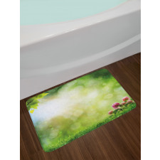 Fresh Spring Blossoms Bath Mat