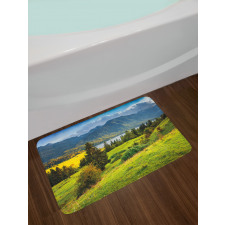 Summer Morning Lake Bath Mat