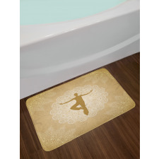 Mandala Man Posture Bath Mat