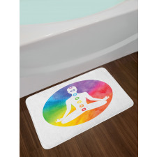 Chakra Lotus Bath Mat