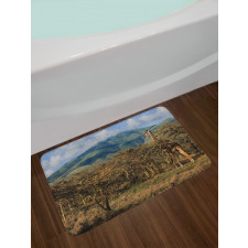 Giraffe Trees Africa Safari Bath Mat