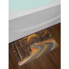 Roadway Mountains Travel Bath Mat