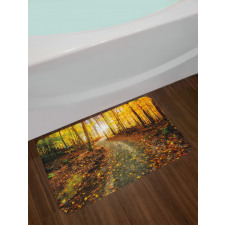 Early Morning in Woodland Bath Mat