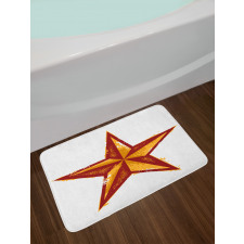 Grunge Retro Bath Mat