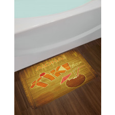 Wood Plank Aloha Bath Mat