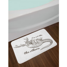 Animal Words Bath Mat