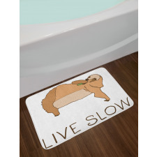 Happy Character Live Slow Bath Mat