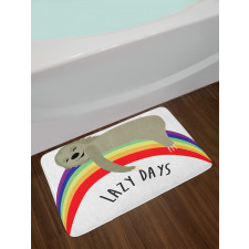 Lazy Days Carefree Sloth Bath Mat