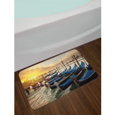 Gondolas Line on Water Bath Mat