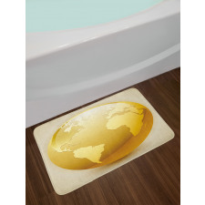Vivid Earth Sphere Bath Mat