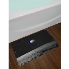 Planet Earth from Moon Bath Mat