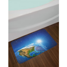 United States in Space Bath Mat