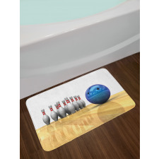 Objects on Floor Bath Mat