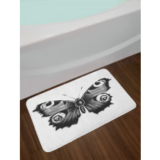 Butterfly Art Bath Mat