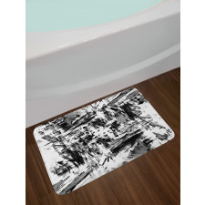 Grunge Artwork Bath Mat