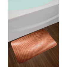 Comb Pattern Waves Bath Mat