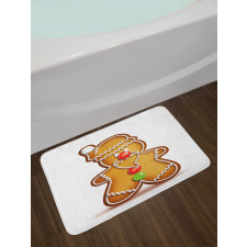 Cartoon Santa Bath Mat