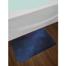 Space and Stars Bath Mat