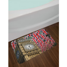 UK Flags Bath Mat