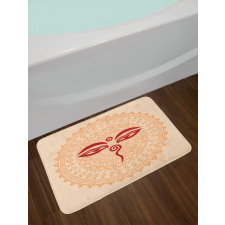 Oriental Mandala Ancient Zen Bath Mat