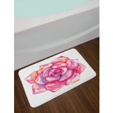 Tropical Mexican Flora Bath Mat