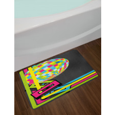 Retro Disco Ball Bath Mat