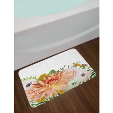 Fresh Leaves Bath Mat