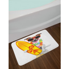 Surf Dog Glasses Bath Mat