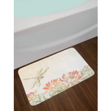 Lotus Flower Field Bath Mat