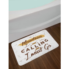 Call of the Mountains Bath Mat