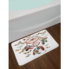 Dreamcatcher Art Bath Mat