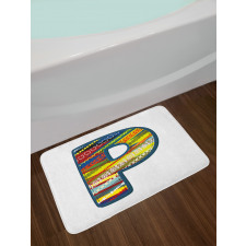 Boho Style Baby Theme Bath Mat