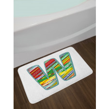 W Boho Eastern African Bath Mat