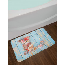 Ocean Inspired Theme Bath Mat