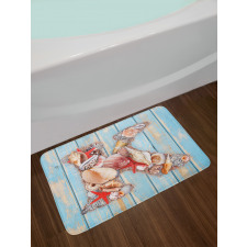 Letter K Invertebrates Bath Mat