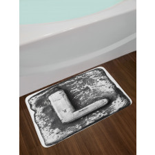 Baroque Word Design L Bath Mat