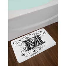 Eastern Abstract M Bath Mat