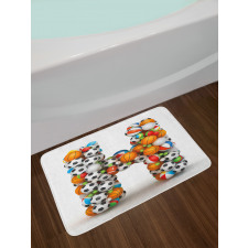 Gaming Balls Sports Bath Mat