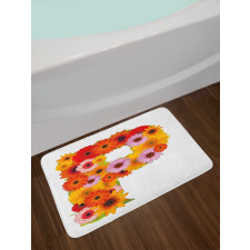 Arrangement with Sign Bath Mat