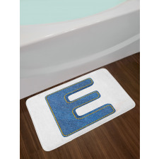 Denim Blue Jeans E Bath Mat