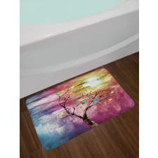 Owl on Tree Bath Mat