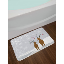 Reindeers Noel Bath Mat