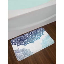 Vibrant Colored Mandala Bath Mat