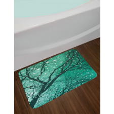 Stars Bare Branches Bath Mat