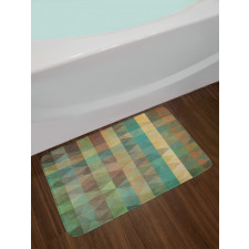 Triangles Mosaic Retro Bath Mat