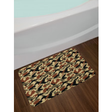 Pixel Art Abstract Bath Mat