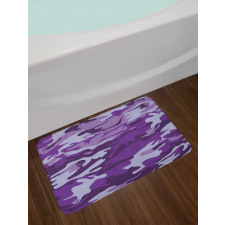 Purple Toned Waves Bath Mat