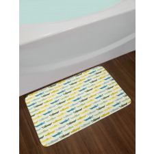 Crocodile Funny Faces Bath Mat