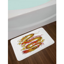 Fiery Character Bath Mat