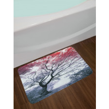 Abstract Colorful Dramatic Bath Mat